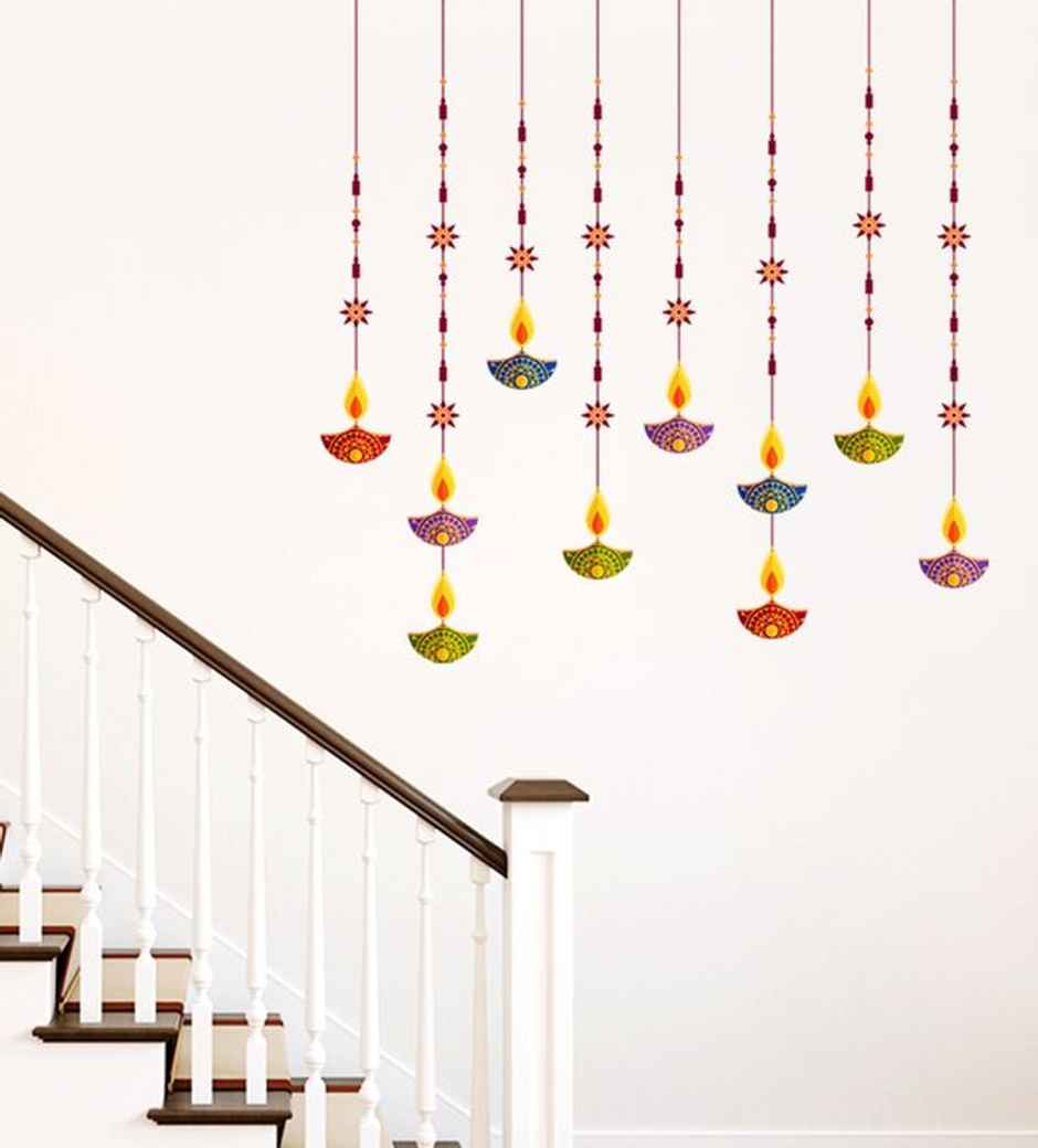 Wollzo 100 cm Wall Light Removable Sticker