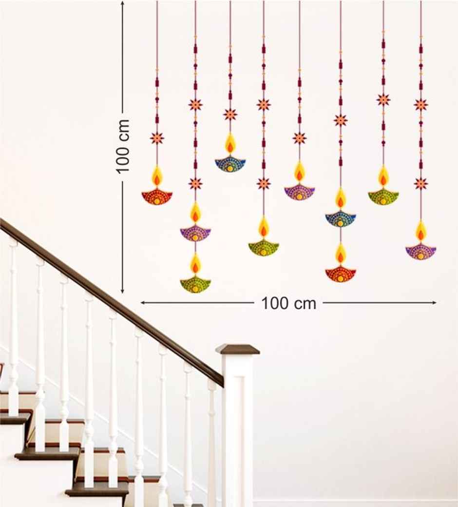 Wollzo 100 cm Wall Light Removable Sticker