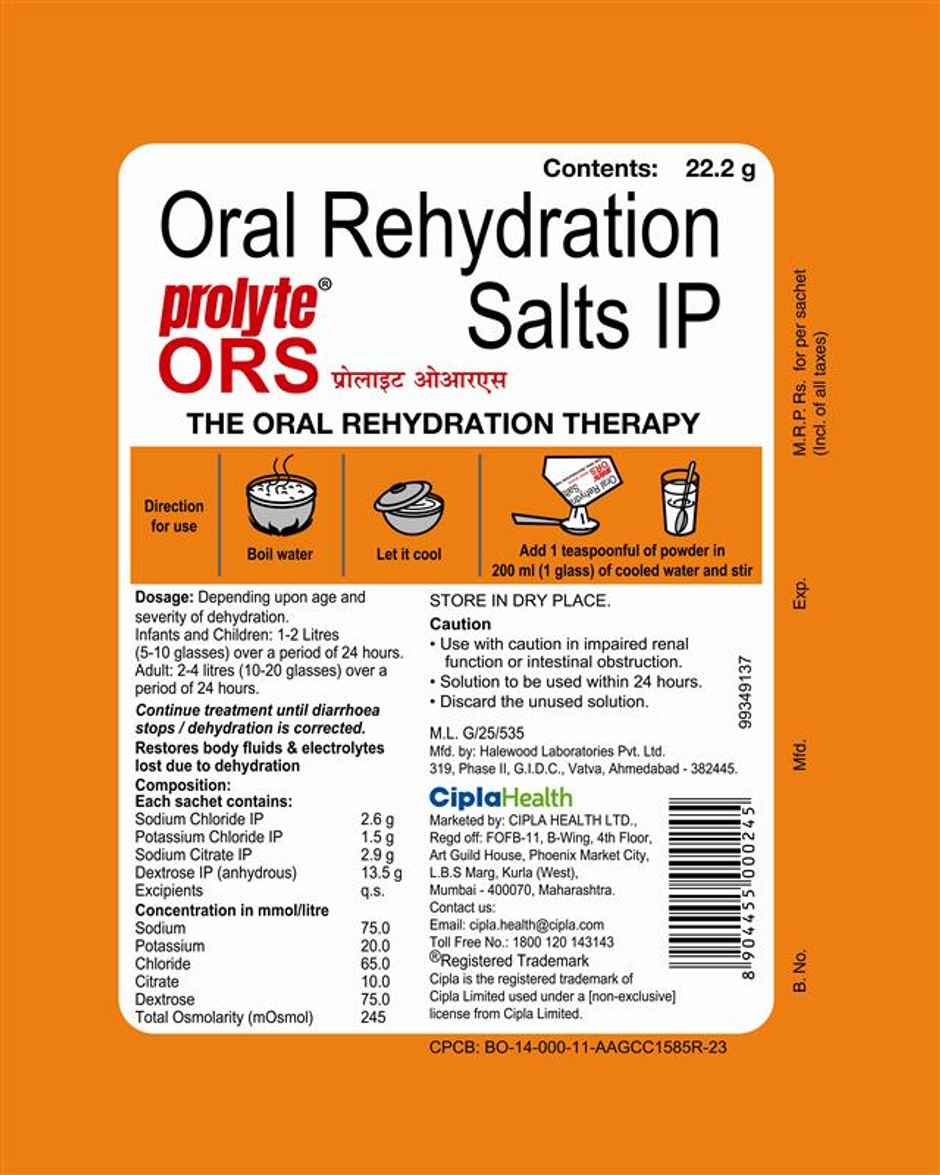 Prolyte ORS Tangy Orange Flavour