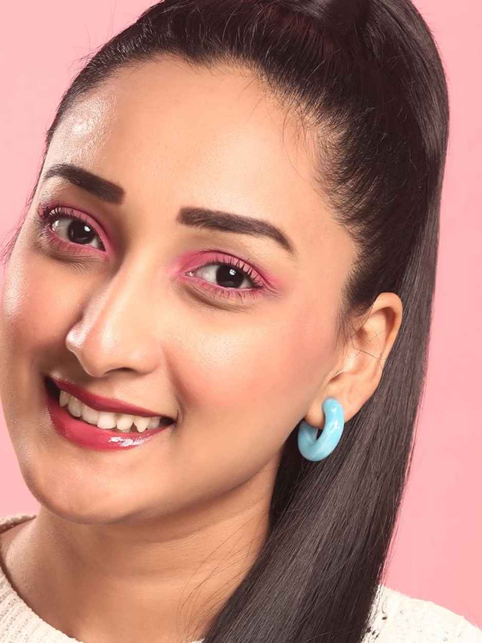 Rubans Set of 4, Blue Charming Set of Earrings