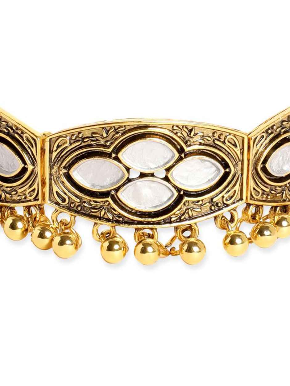 Rubans Gold Plated Bangle Style Bracelet