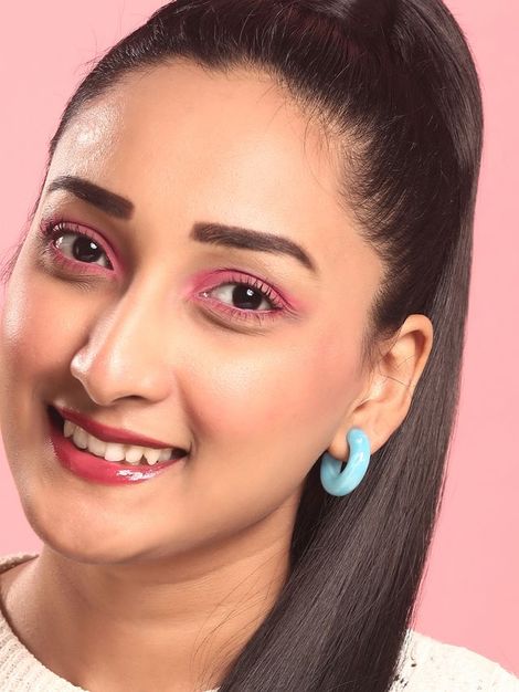 Rubans Set of 4, Blue Charming Set of Earrings