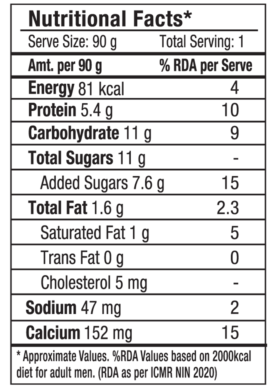 Epigamia Greek Yogurt Blueberry Combo