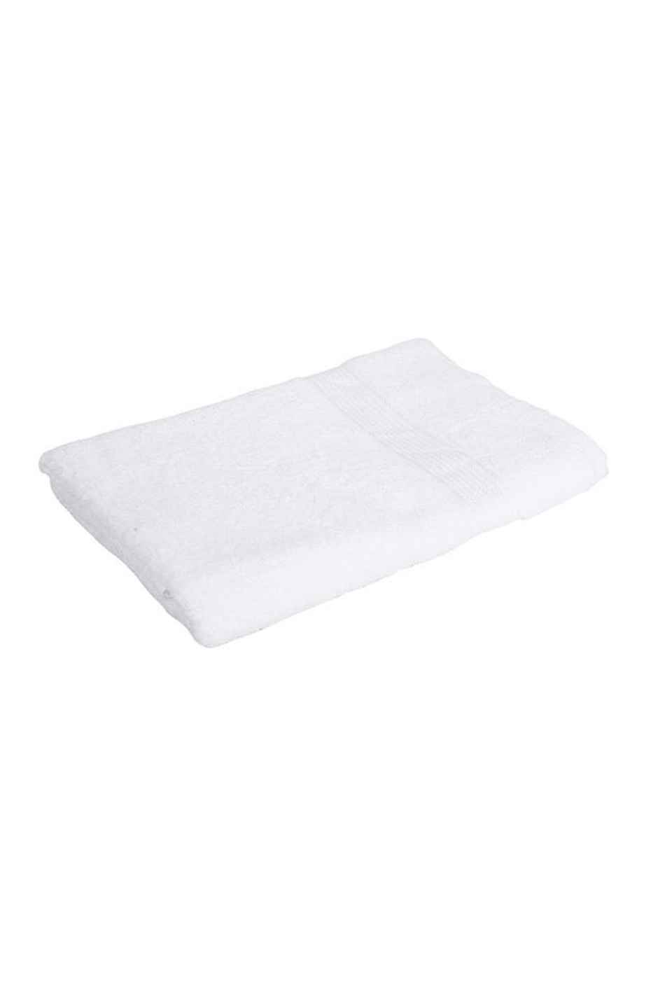 Kopa Quick Dry Pure Cotton Soft Terry Towel 2Pc Bath, 2Pc Hand, 4Pc FaceD'Ross | Pack of 8 | White