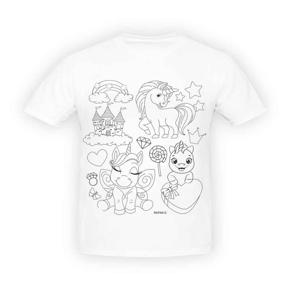 Ratna's Paint Your T-Shirt Unicorn