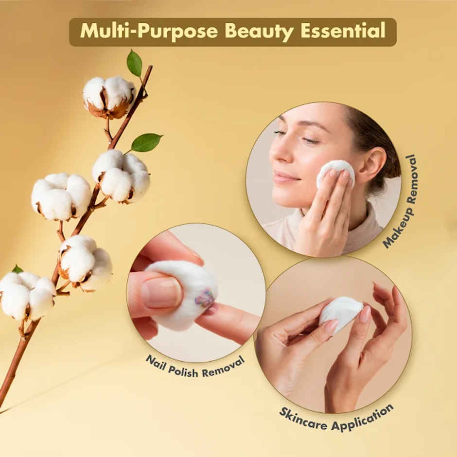 ENN Beauty Premium Cotton Balls Pure Soft Lint Free Highly Absorbent
