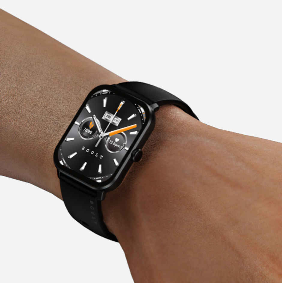 GOBOULT (Formerly Boult) Drift+ Bluetooth Calling, 1.85" HD, 500 nits, Spo2 Smartwatch | Jet Black