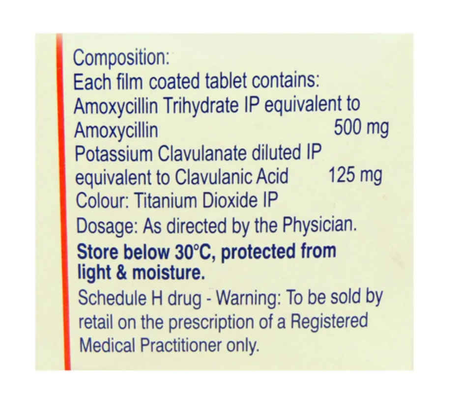 Moxclav 625 Tablet