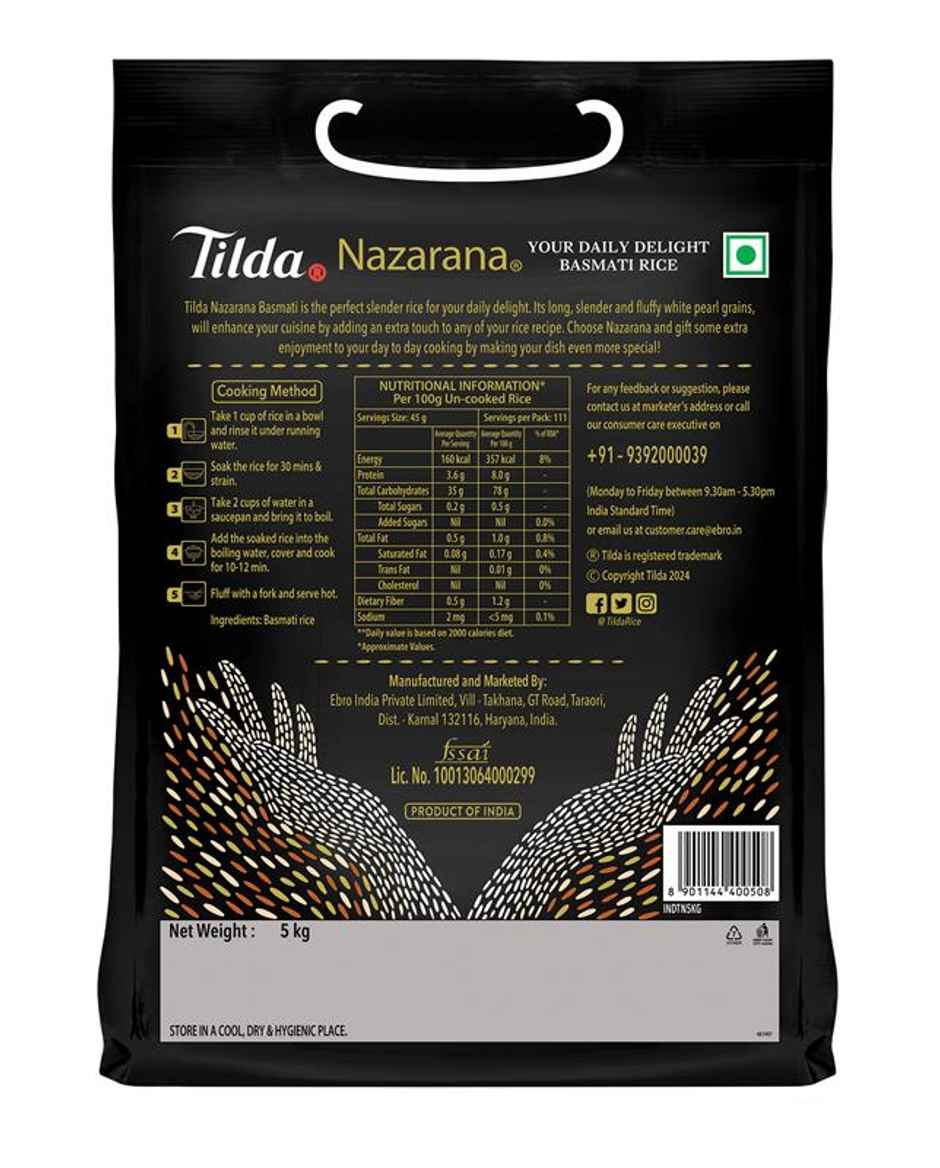 Tilda Nazrana Basmati Rice
