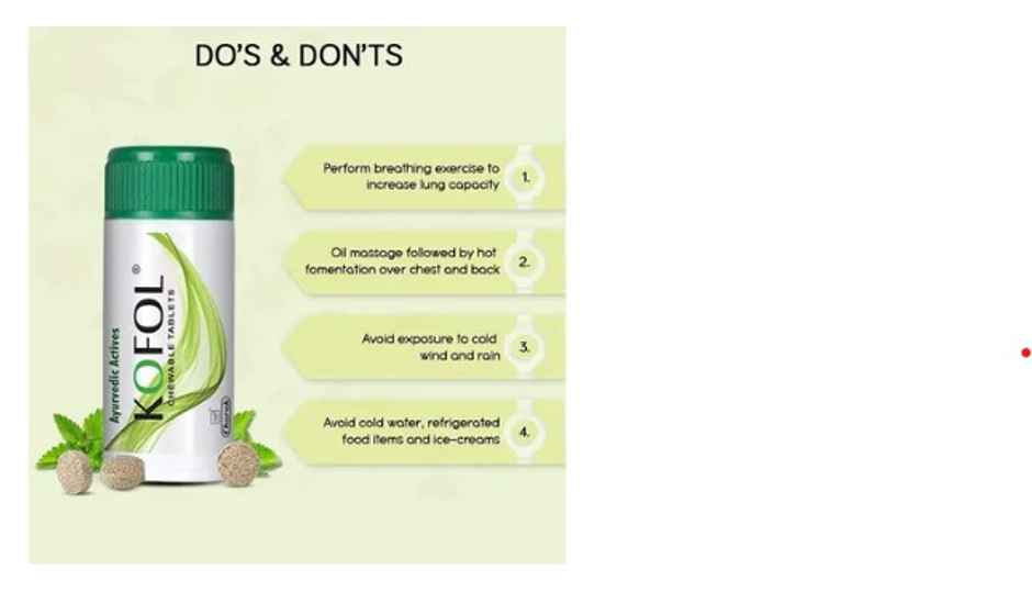 Charak Kofol Ayurvedic Chewable Tablet