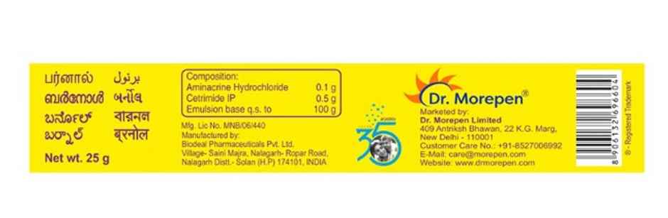 Dr. Morepen Burnol Cream