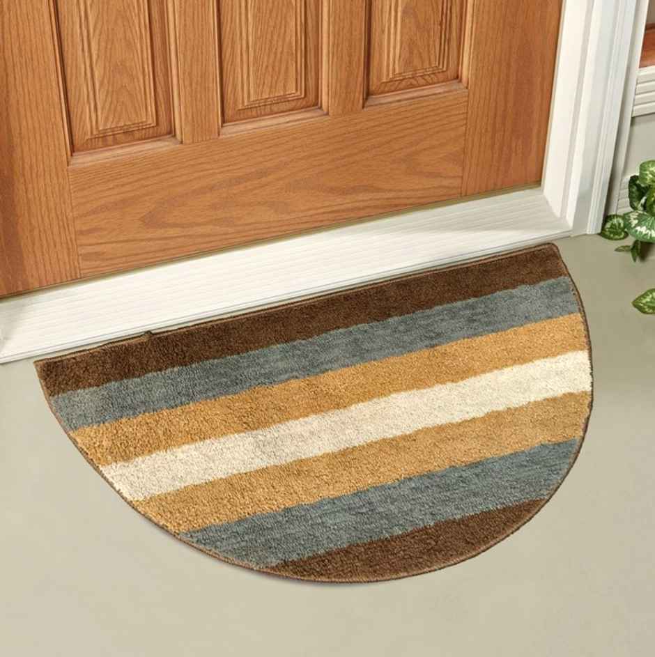 Elegant Weavers Design Door Mat | Colour May Vary