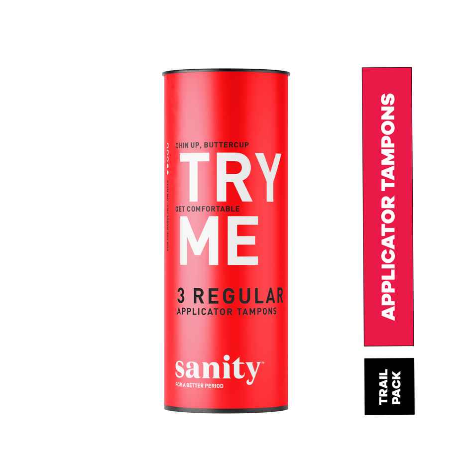 Sanity Regular Applicator Tampons - Pack Of 3