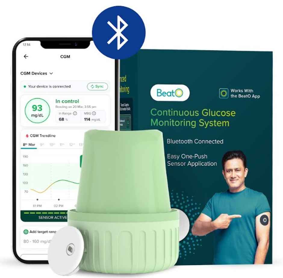  BeatO CGM Glucose Monitor | AI Insights | 15 Days