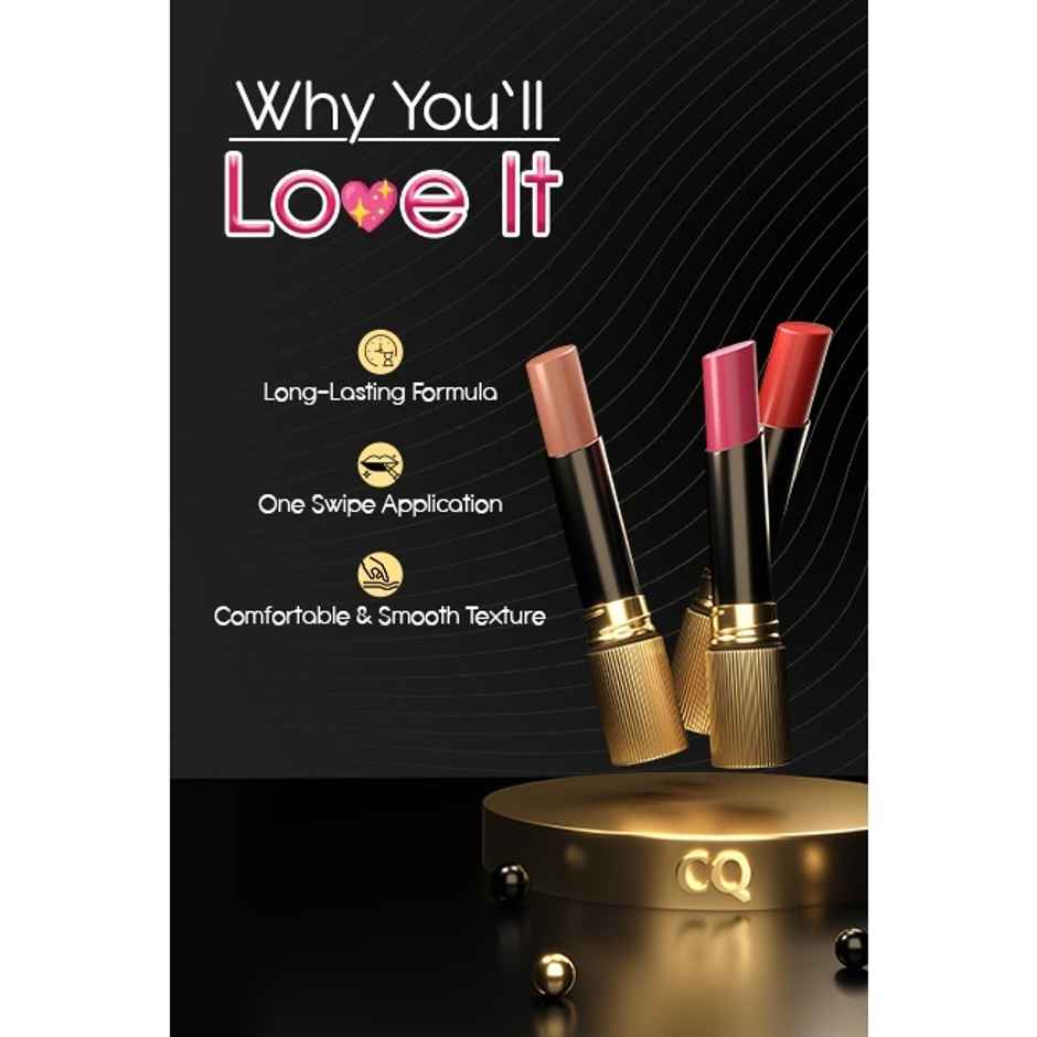 Colors Queen Hold Up Full Day Non| Matte Lipstick Waterproof Lipstick for Women | 120 | Rose Sunday