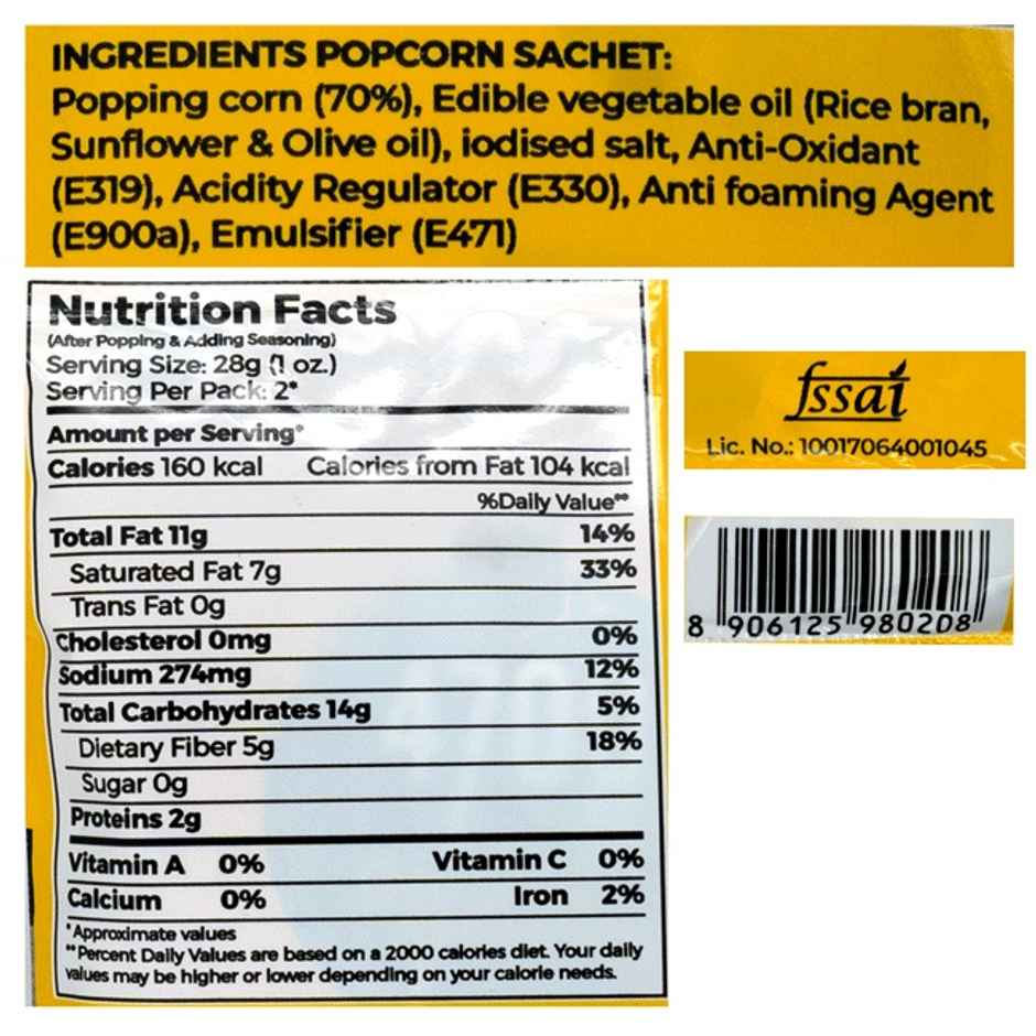 4700BC Instant Popcorn | Cheese | Crunchy