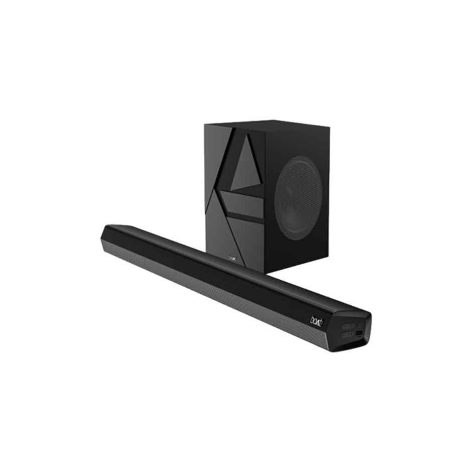 boAt Aavante Bar Quake BT Soundbar w/ 200W RMS Sound, 2.1 Channel Audio(Midnight Black)
