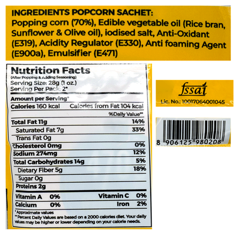 4700BC Instant Popcorn Cheese