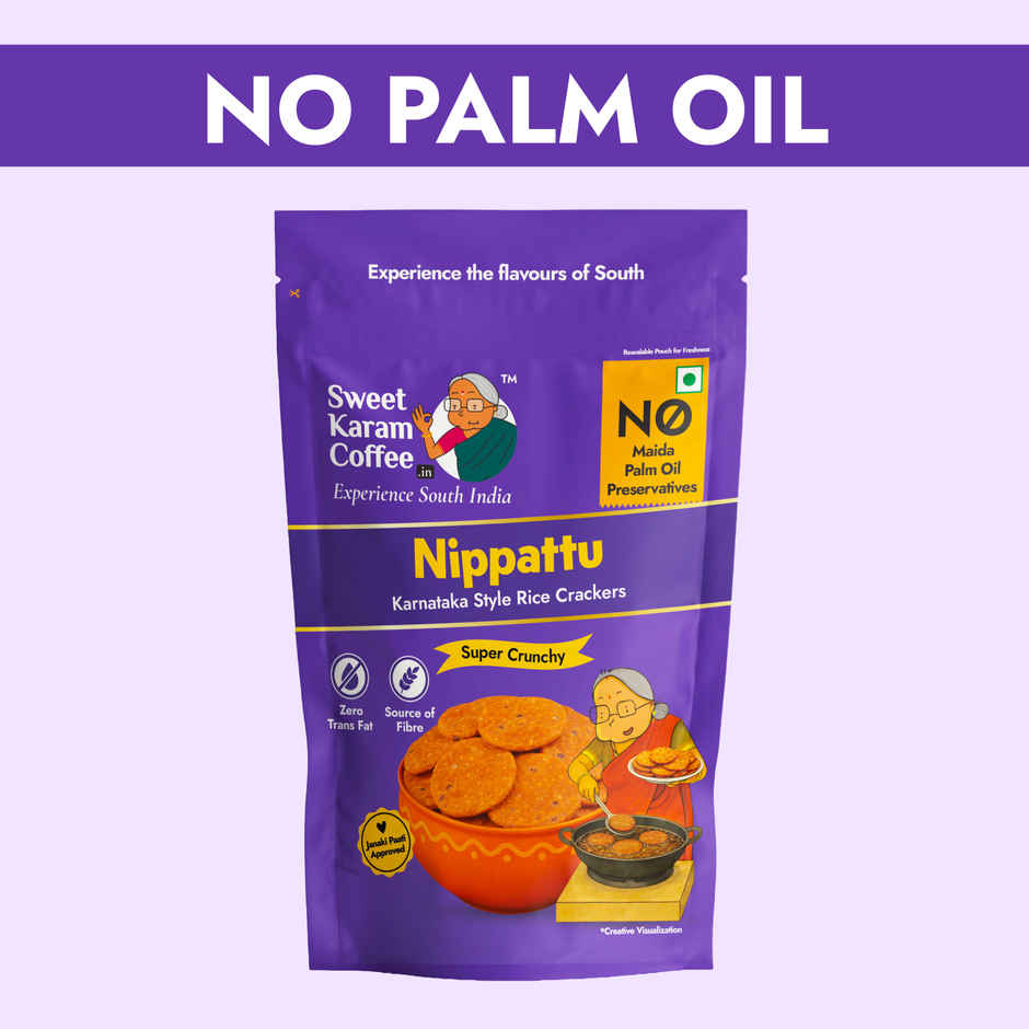 Sweet Karam Coffee Nippattu Namkeen - No Palm Oil
