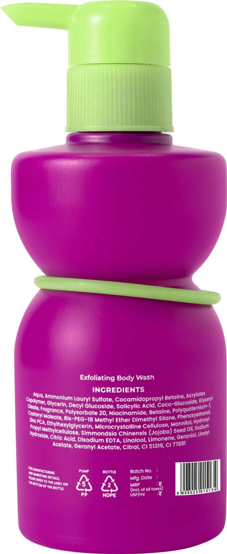 Hula Hoop Exfoliating Body Wash by Foxtale