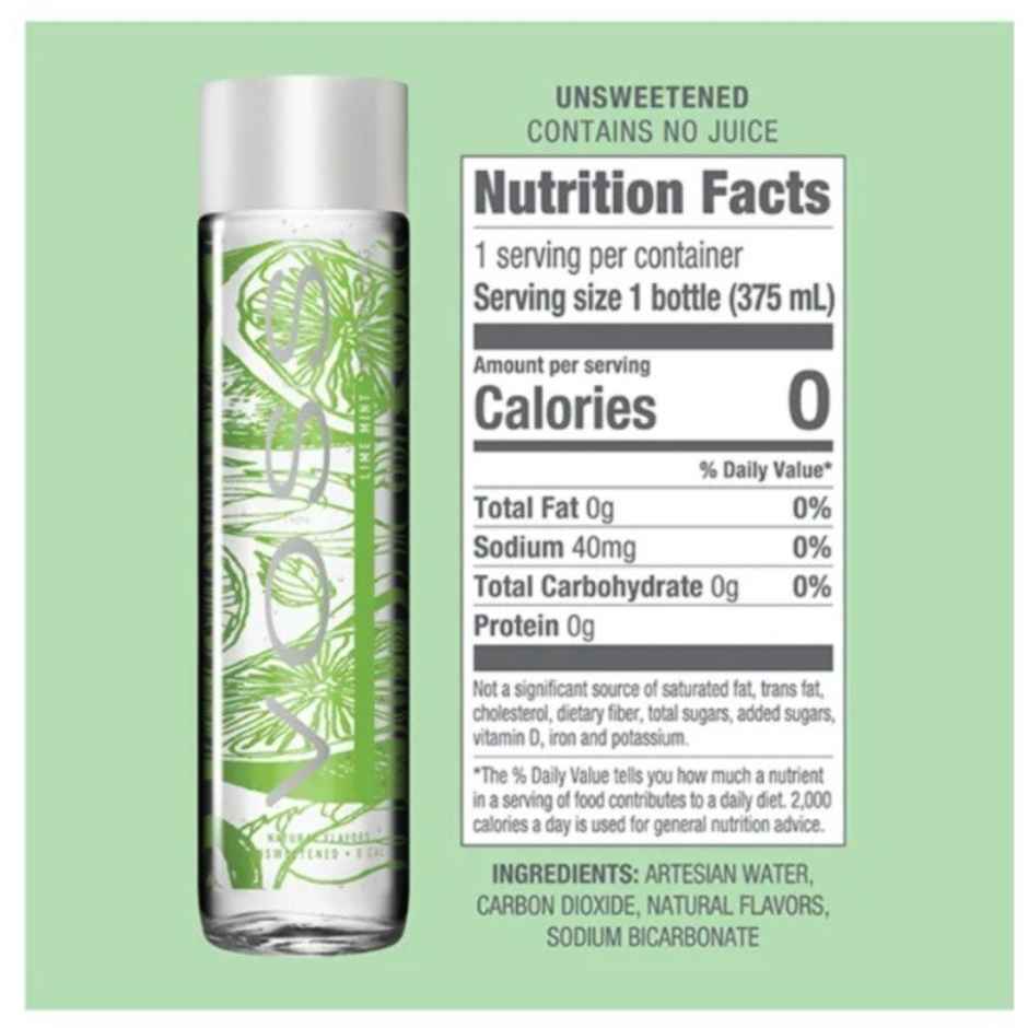 Voss Lime Mint Sparkling Water