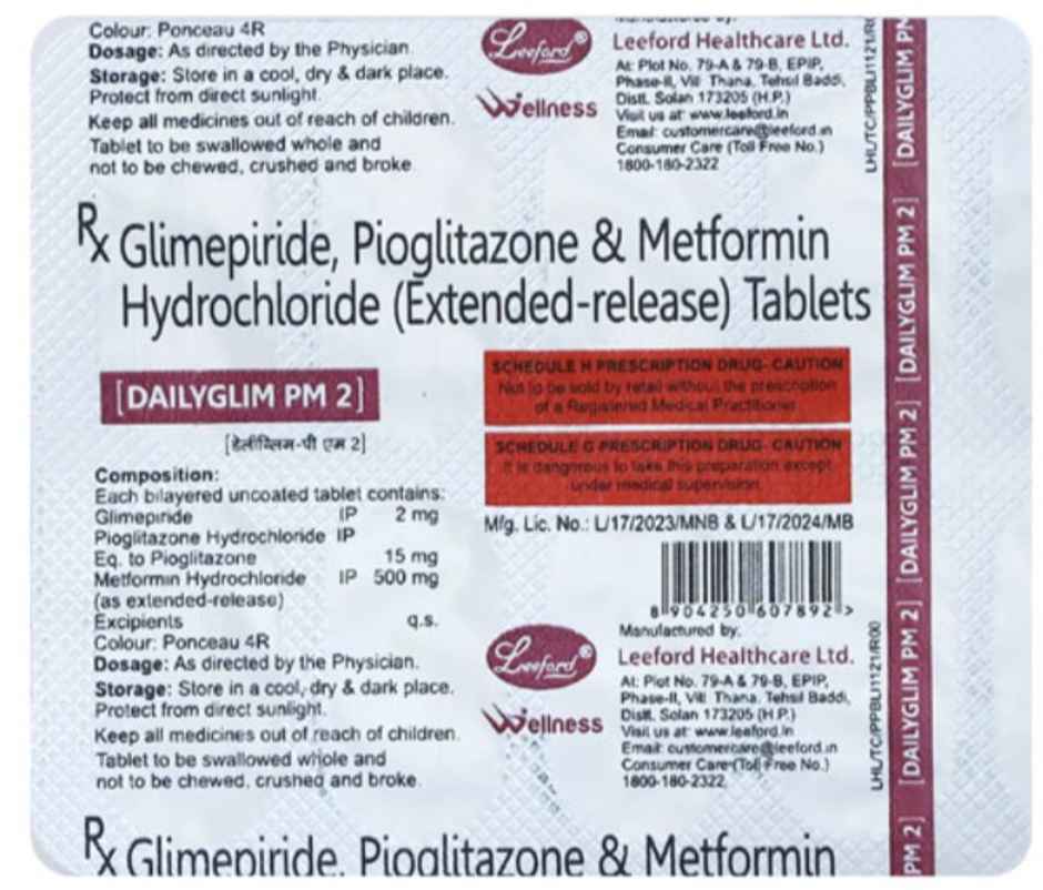 Dailyglim PM 2 Tablet ER