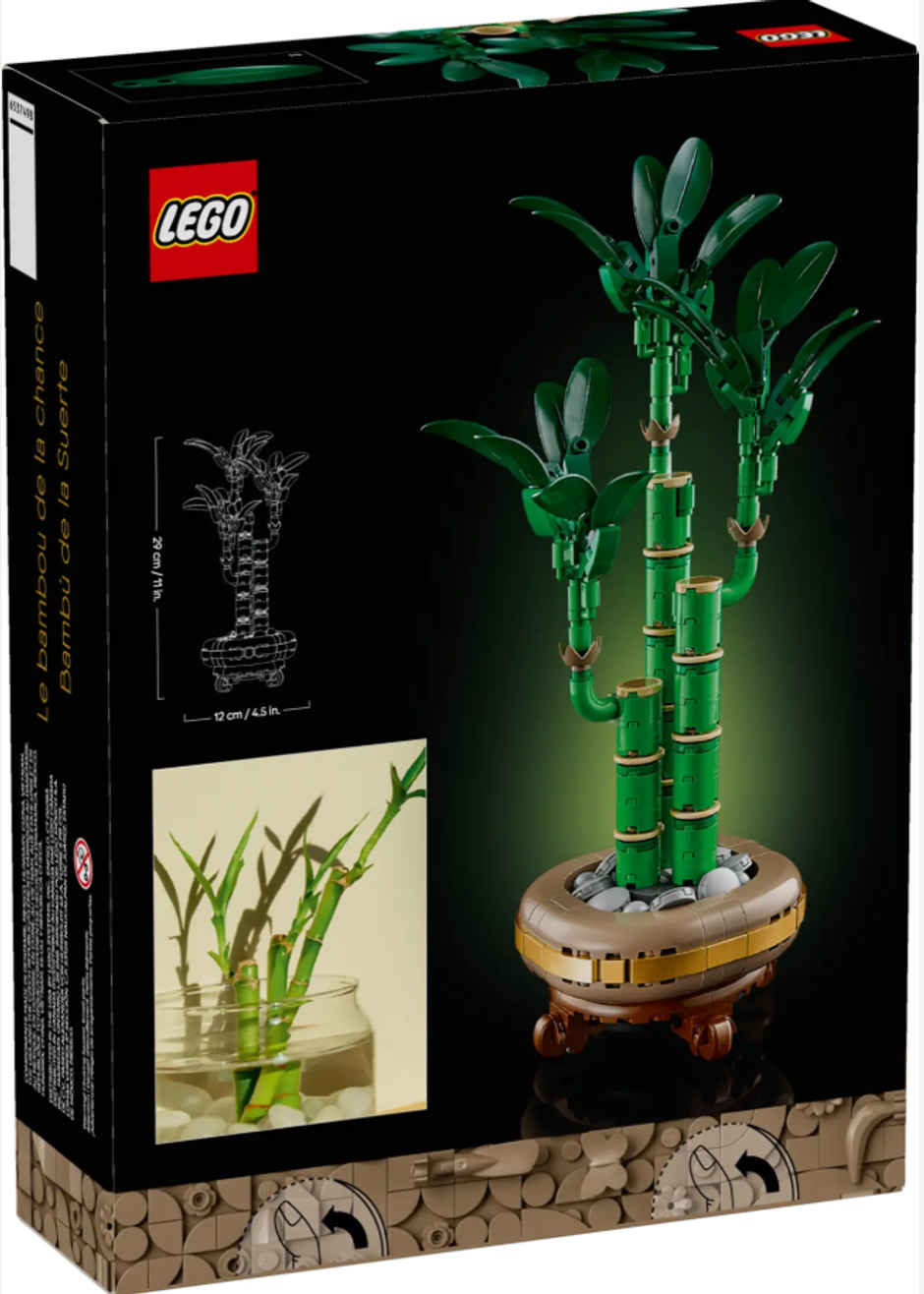 LEGO Botanicals Lucky Bamboo Plant Decor 10344 Building Blocks