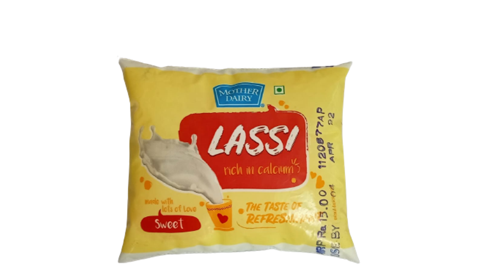 Mother Dairy Sweet Lassi Pouch