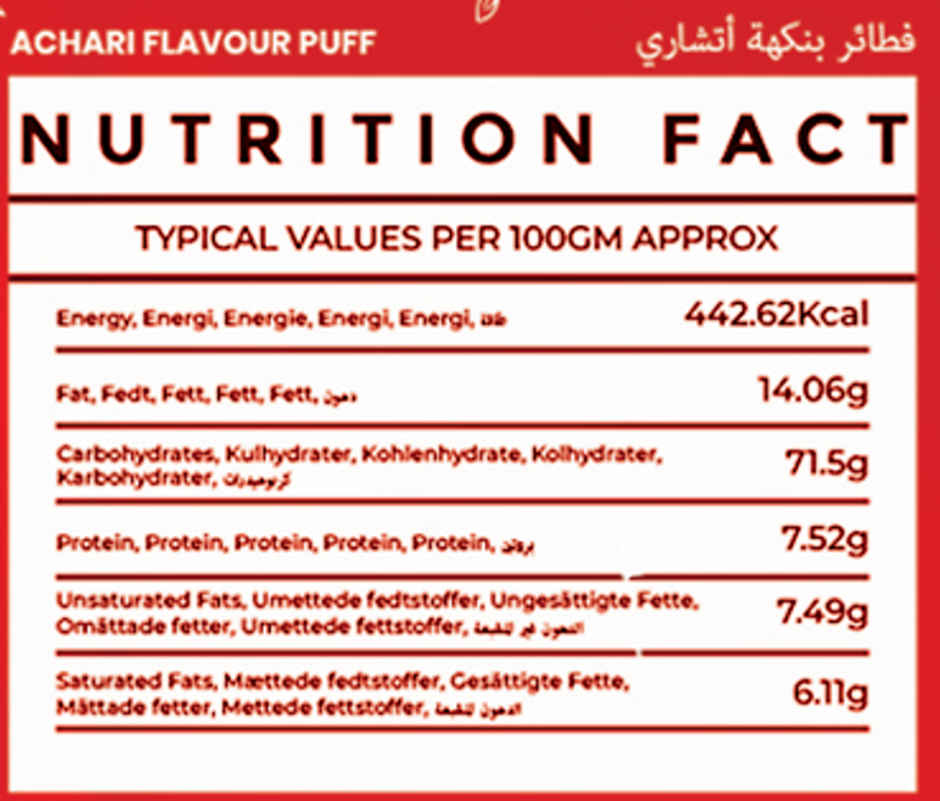 Milletto & Nutto Achari Millet Puff