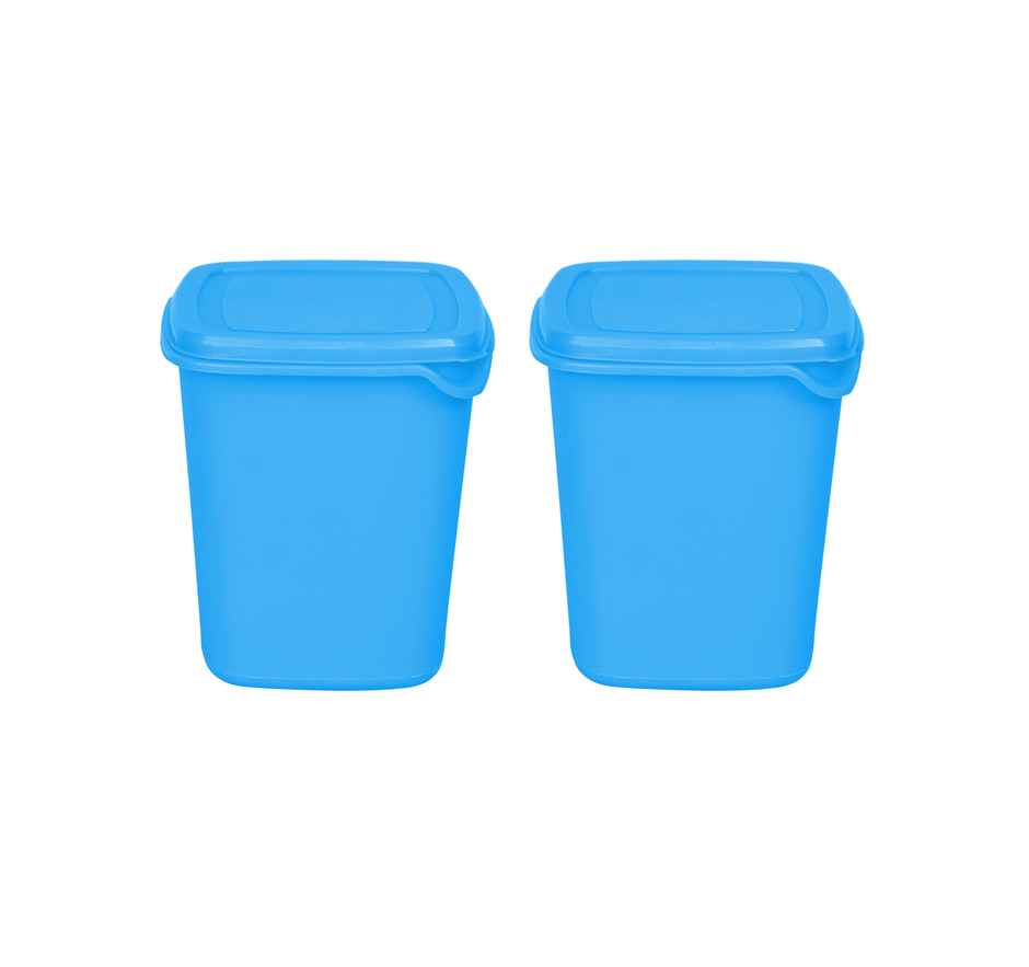 Princeware Pilot Kitchen Storage Container Set of 2 Pcs | 850 ml Each- Blue
