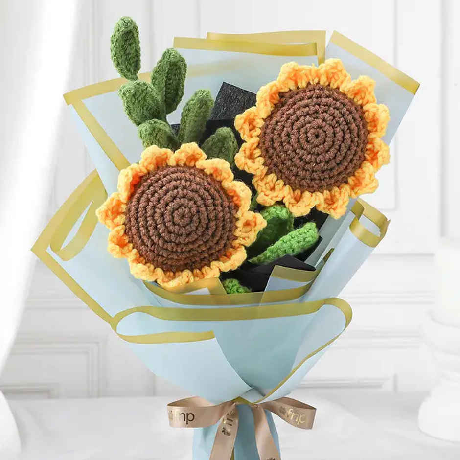 Crochet Flower Serenity Bouquet | Handmade Floral Gift | FNP