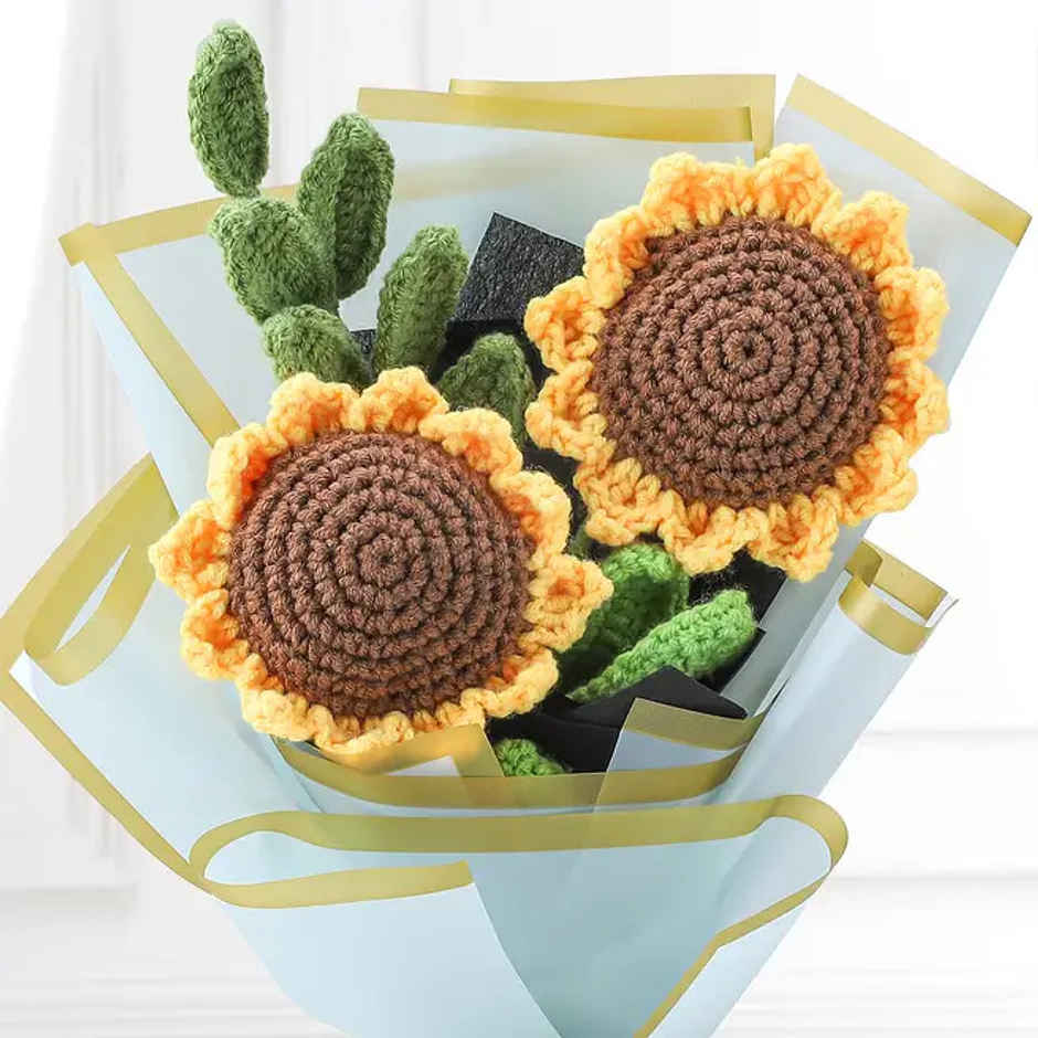 Crochet Flower Serenity Bouquet | Handmade Floral Gift | FNP