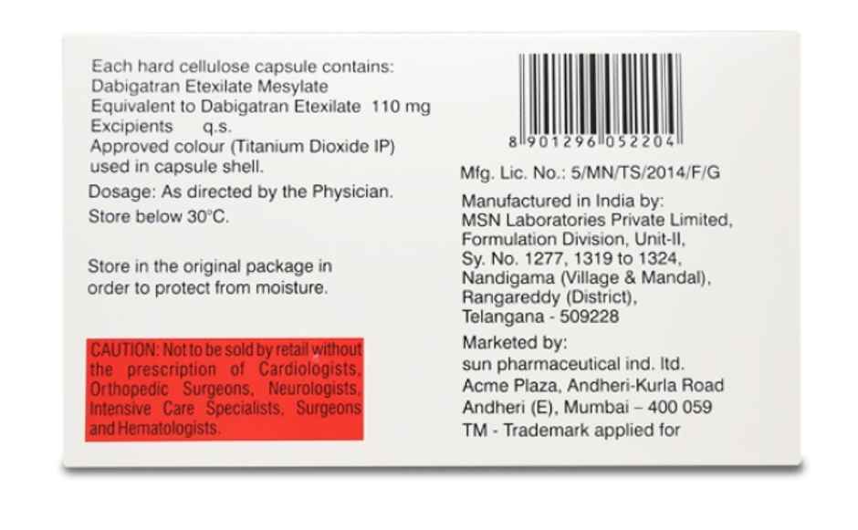 Dabigo 110mg Capsule