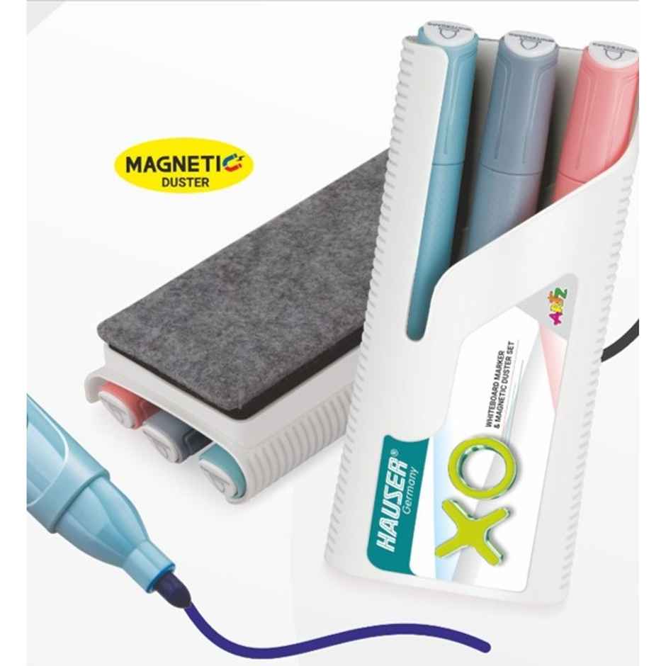 Hauser Xo White Board Marker Duster Set