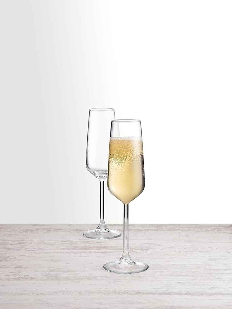 Pasabahce Allegra Champagne Flute Glass 195 ml Set Of 2