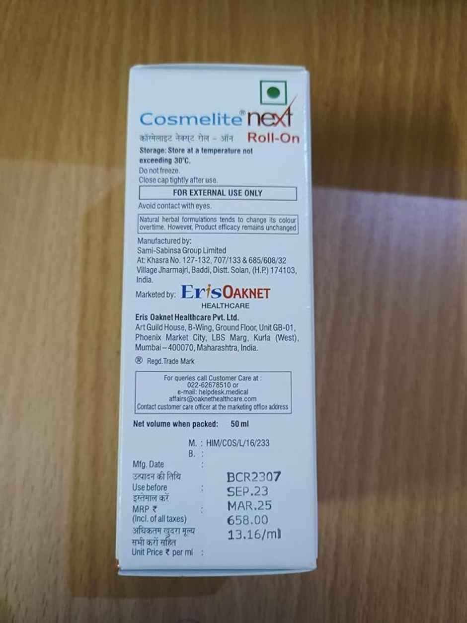 Cosmelite next Hyperpigmentation Roll On Lotion