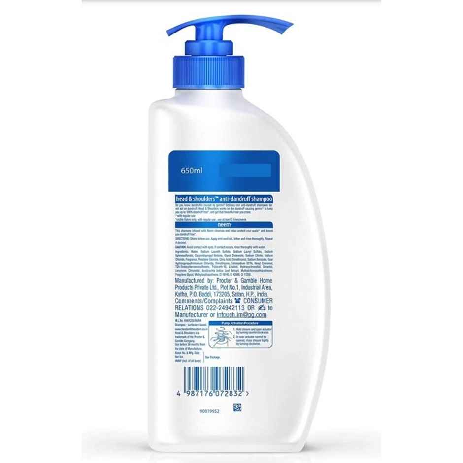Head & Shoulders Neem Anti Dandruff Shampoo