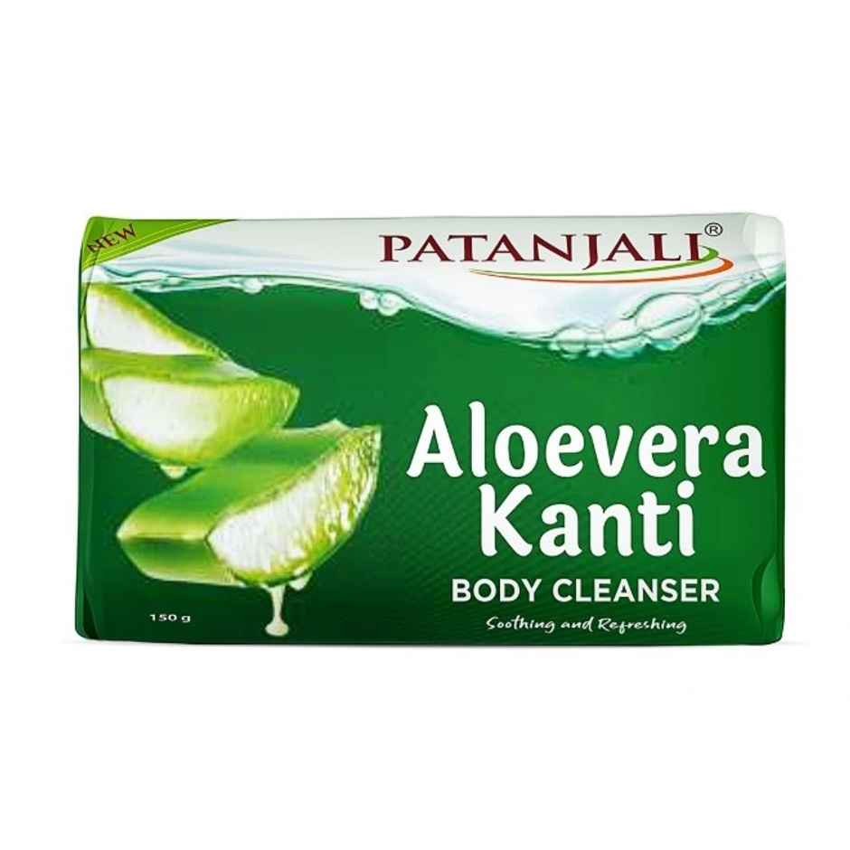 Patanjali Ayurveda Aloe Vera Kanti Body Cleanser Soap 150g