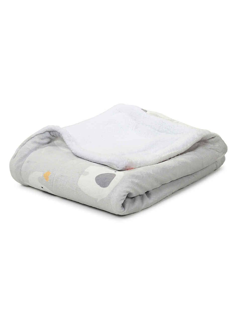 Status Blanket For Kids 80 Cm x 120 Cm - Grey Elephant 