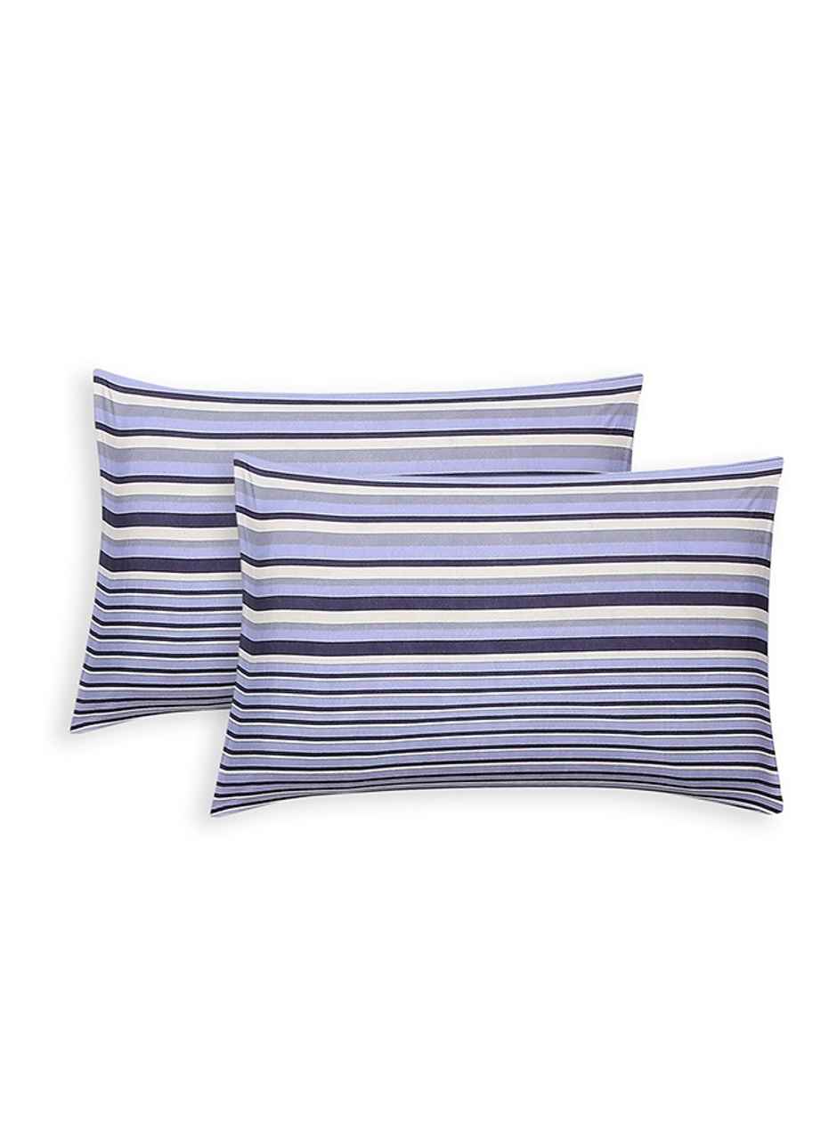 Status Value Double Bedsheet 200 cm X 220 cm Dsn 2 Multi Stripe