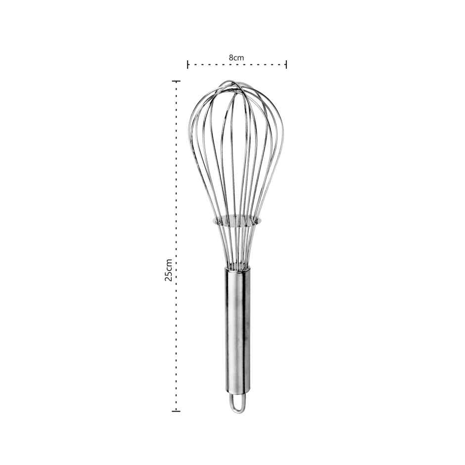 Petals Stainless Steel Egg Whisk/Beater/Cake Batter Whisker