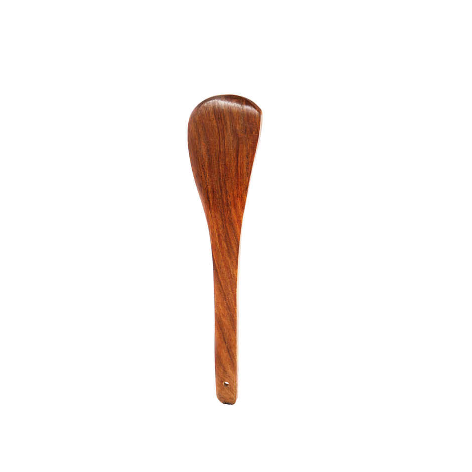 Petals Wooden Spatula One-Sided Nirlep -Dosa Palta/Taveta/Turner/Khurpi