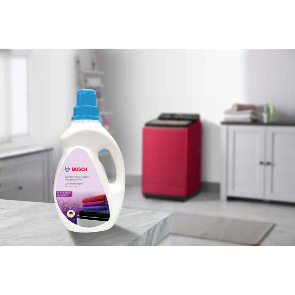 Bosch Lavender Fragrance Top Load Liquid Detergent Bottle
