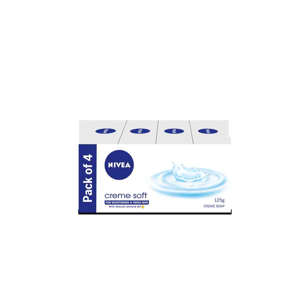 Nivea Bathcare Creme Soft Soap Pack Of 4