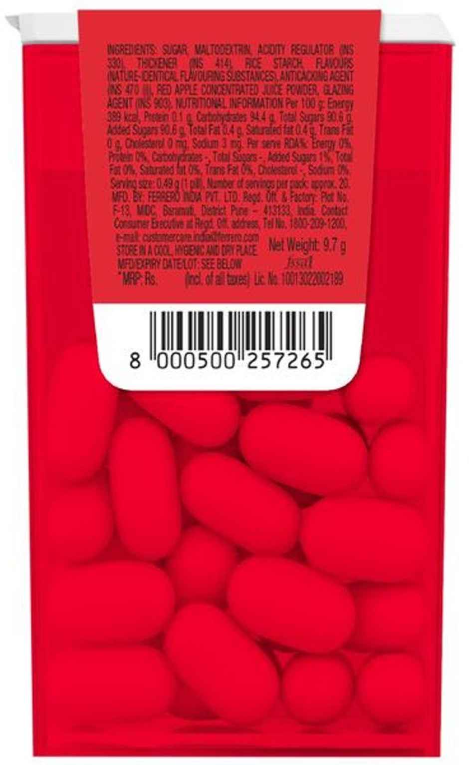 Tic Tac Red Apple