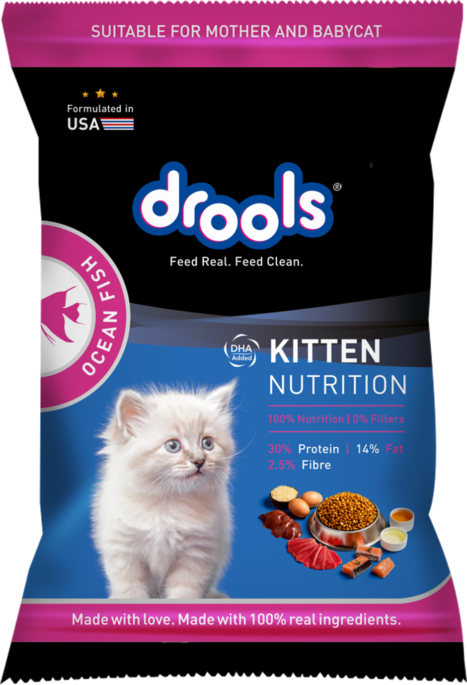 Drools Kitten Ocean Fish