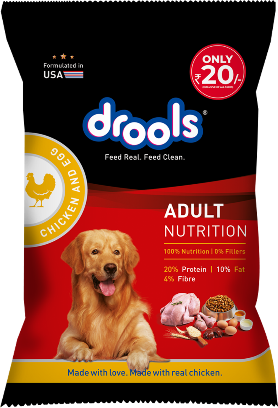 Drools Adult Chicken And Egg Dry Dog FOOD