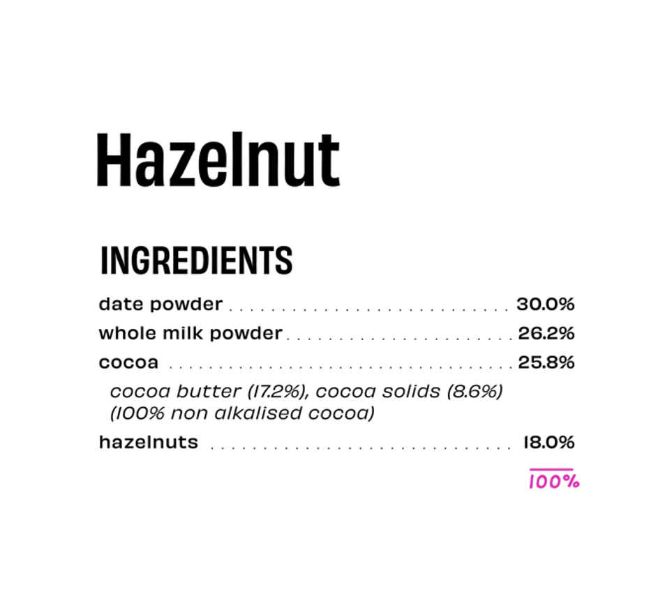 The Whole Truth Creamy Nutty Hazelnut Chocolate Sweetened With Dates