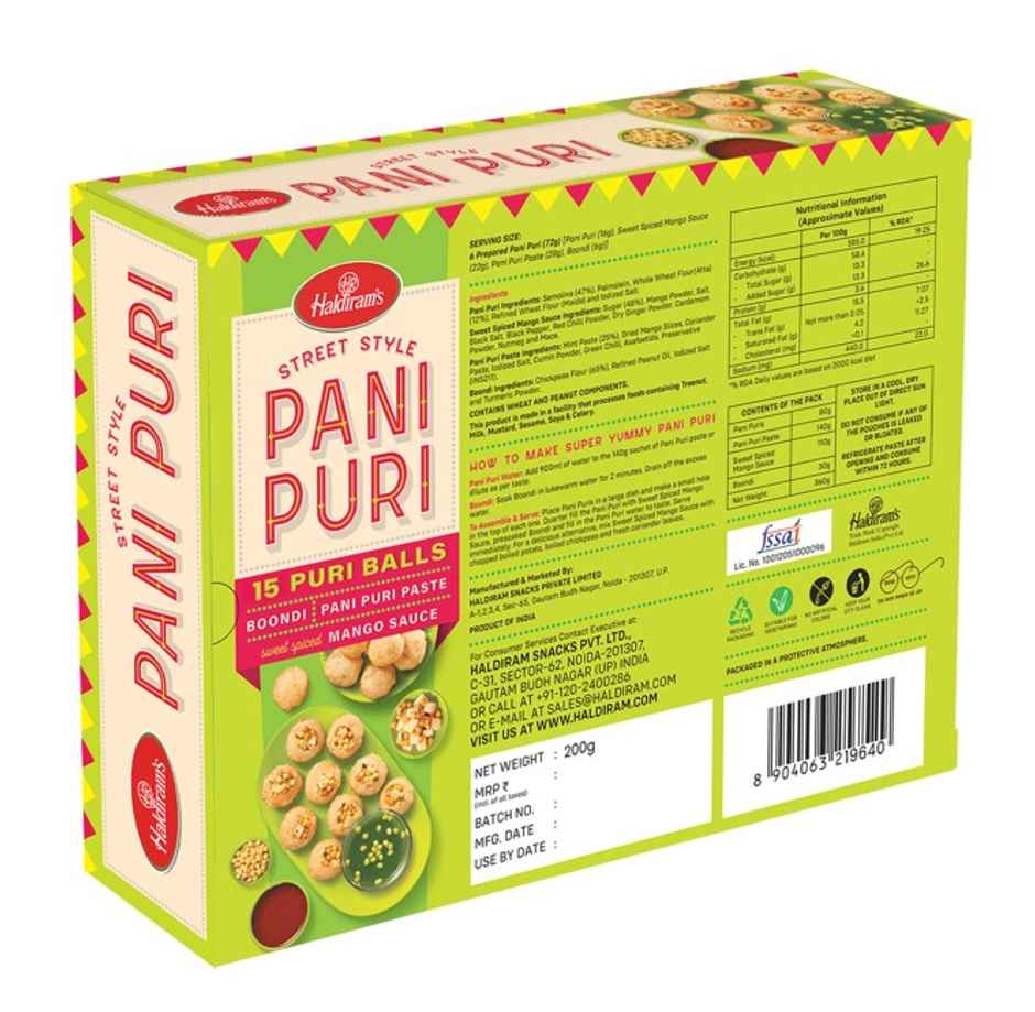 Haldiram's Ready To Eat Panipuri