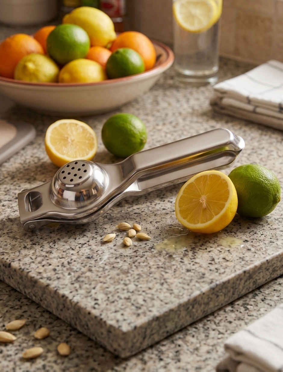 Everest Stainless Steel Lemon Squeezer with Opener